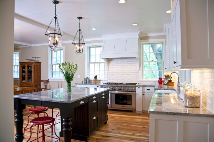 5-inch rustic hickory wood floors