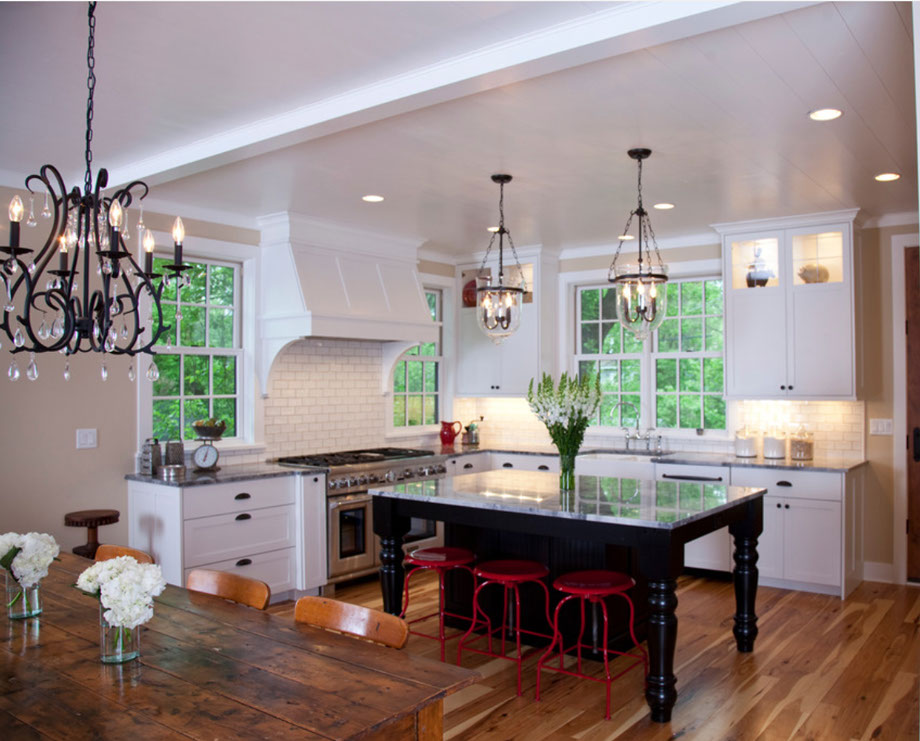 5-inch rustic hickory wood flooring