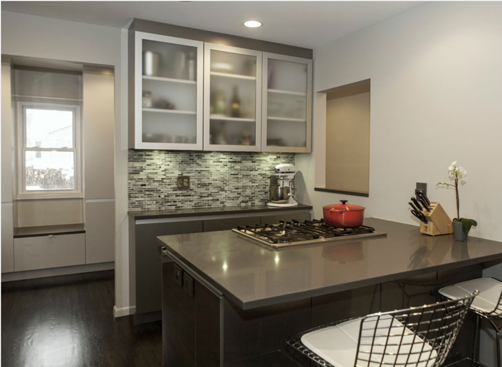 Anderson Uttech Ebony stained hardwood floors