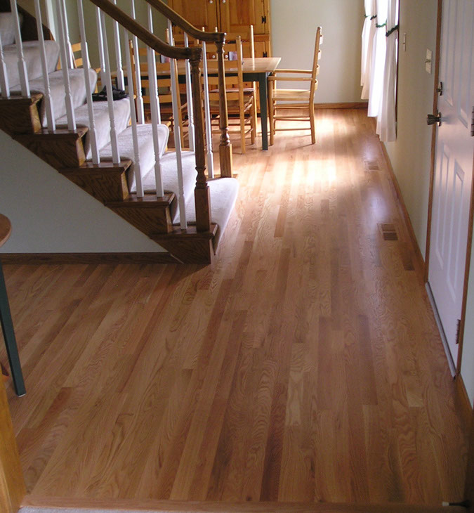Red Oak hardwood flooring installation
